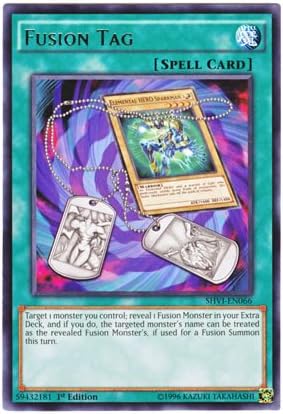 Amazon 遊戯王 英語版 Shvi En066 Fusion 融合識別 レア 1st Edition トレカ 通販