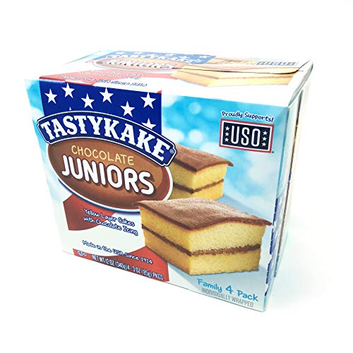 Philadelphia Tastykake Juniors Snack Cake Variety Pack | 4 Box Assortment | Chocolate & Yellow Cake, Kreamie, Koffee Cake, Coconut Topped Cake - Thumbnail 4
