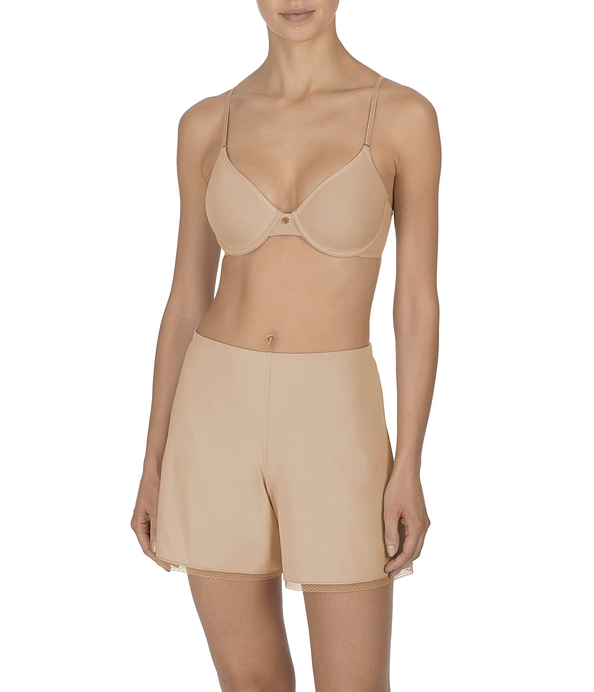 Natori Women's Benefit Half Slip Short, Cafe, L in Oman Whizz
