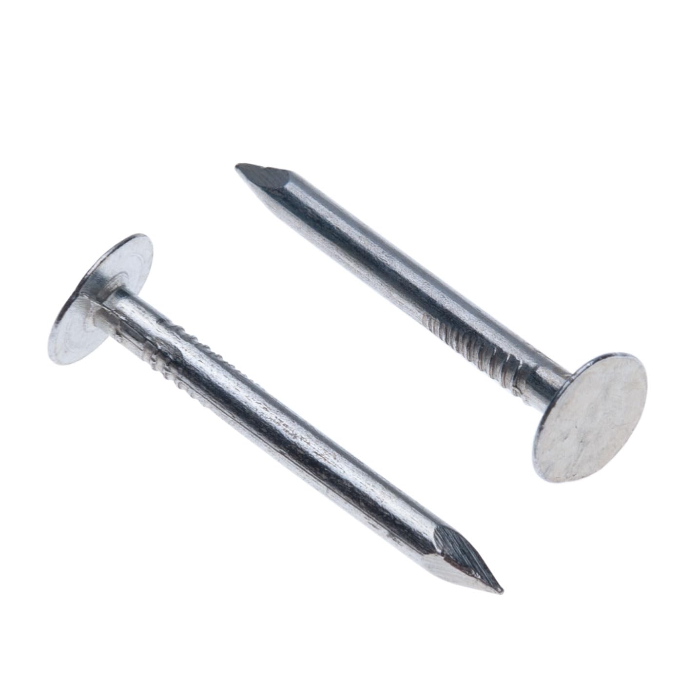 Clout Nails 30mm (Pack of 100) Extra Large Head Galvanized Shed Roofing Felt Tacks for DIY and Crafts Home Decor Woodwork Furniture and Construction Outdoor Wood Fence Roof Tiles (30mm x 2.8mm)