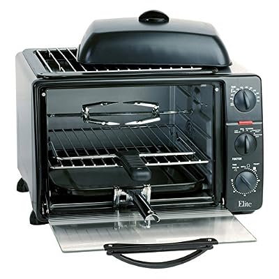 Elite ERO-2008N Toaster Oven Broiler with Rotisserie