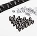 Surepromise Punk Skull Head Leather Rivets Set for Bag Shoe Clothing Nails Included Pack of 30