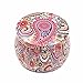 Alotm 6 Pcs Tinplate Empty Tins, Candy Box Retro Home Kitchen Storage Containers, 2.75x1.96 inc Reusable Tin Cups Jars for Tea, Candy, DIY Candles, Dry Storage, Wedding Party Favors, and Gifts