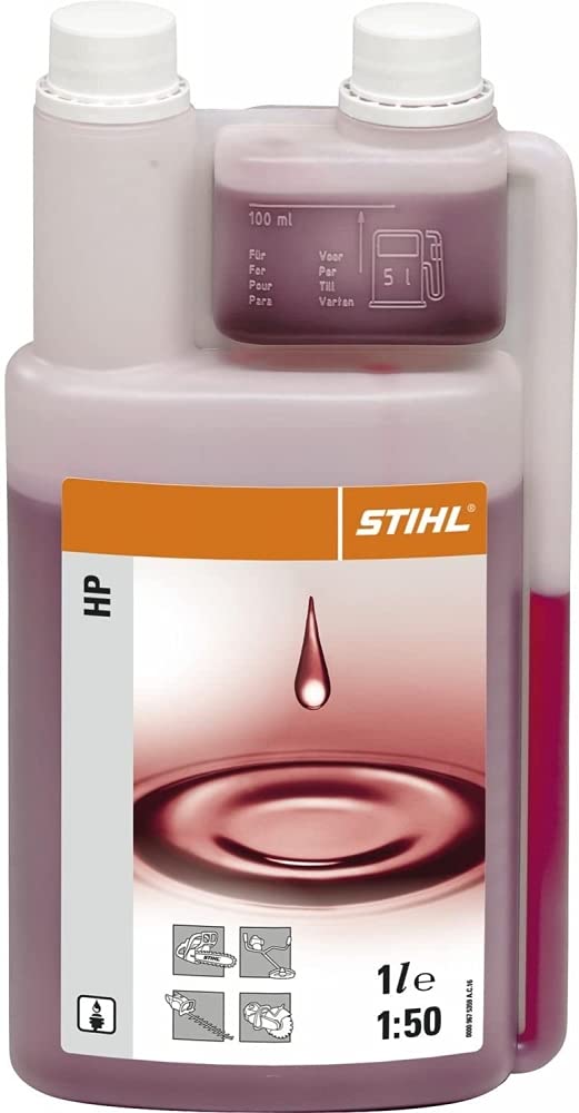 Stihl HP 2 Stroke Oil 1 Litre Metered Measured Bottle