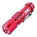 Your supermart Mini 1200LM CREE Q5 LED Zoomable 3 Modes Flashlight Hiking Torch Lamp Red