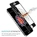 SUPTMAX iPhone SE Screen Protector, iPhone SE 5S Glass Screen Protector Edge to Edge [9H Hardness][Scratch-resistant] Apple iPhone SE/5/5S/5C Tempered Glass (Black)