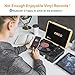 ORCC Portable Bluetooth Turntable/ Vintage 3-Speed LP Vinyl Suitcase Record Player/ Built in 2 Stereo Speakers/ Unique Design Portable Turntable Playerthumb 3