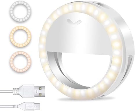 Selfie Ring Light for Smart Phone Photography, Vlog, TikTok