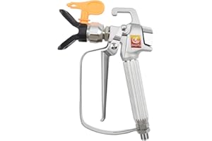 ZHUITU Airless Paint Spray Gun High Pressure 3600 PSI with Reversible 517 Nozzle Tip Guard Swivel Joint for Airless Paint Sprayers ZT-08