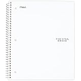 Five Star Spiral Notebook, 5-Subject, Wide Ruled