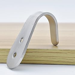 Mokife Coat Hooks Wall Mounted, 6 Pack Single Door
