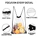 Vorspack Clear Drawstring Backpack Stadium Approved Clear Bag for Sports Event
