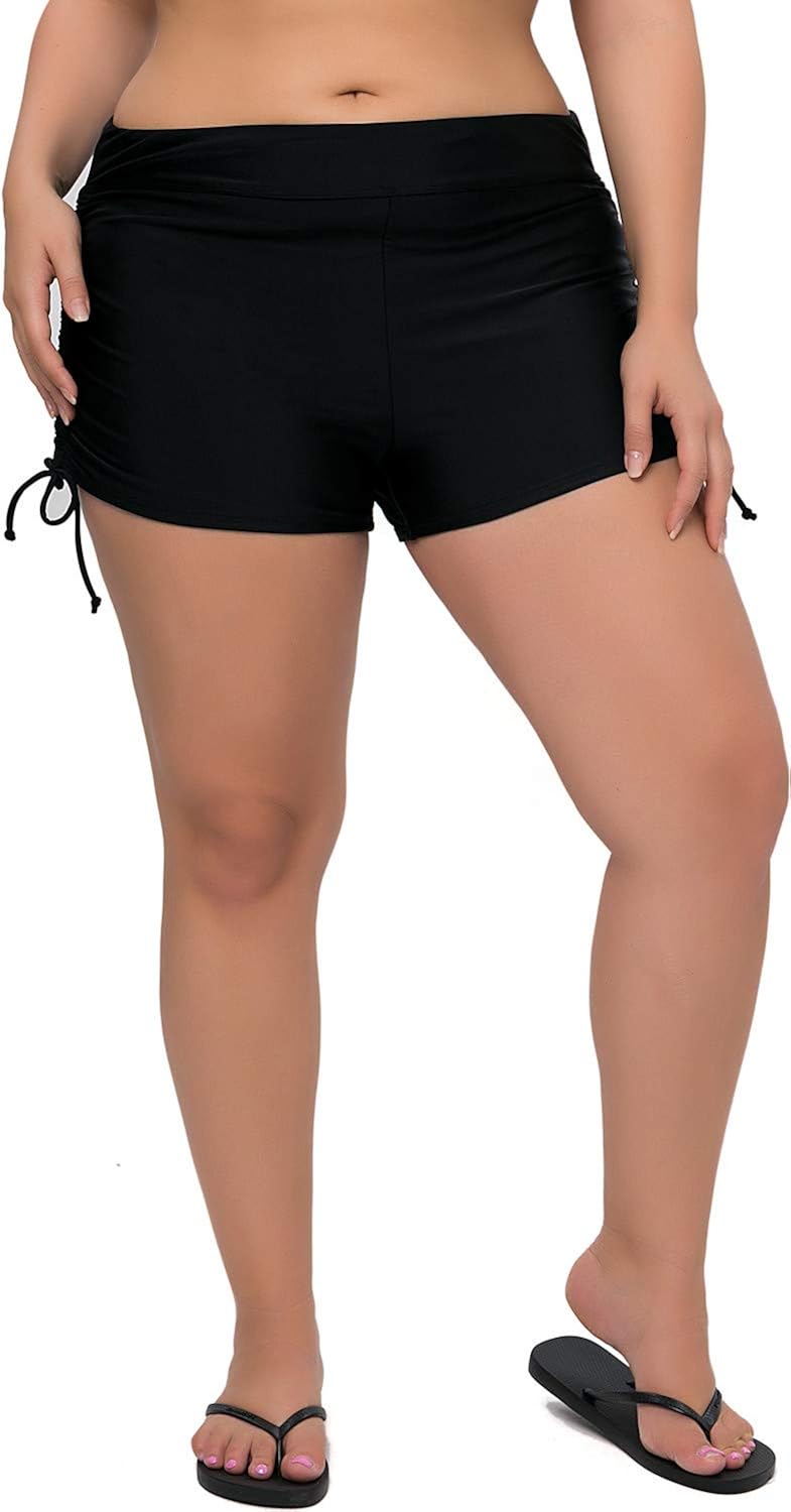 swimwear with shorts bottoms