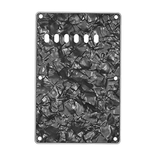 ammoon Pickguard Back Plate Tremolo Cavity Cover Vintage Style Backplate for Fender Stratocaster Strat ST Standard Modern Style Electric Guitar 4Ply