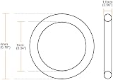 sourcing map Silicone O-Rings VMQ Seal Gasket White 4mm OD 1mm ID 1.5mm Width view 4