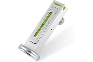 KVAEY Adjustable Magnetic Gauge Tool, Camber Caster Strut Wheel Hub Alignment Gauge Tool for Tire Repair, Universal Magnetic Gauge Wheel Alignment Tool for Most Car Truck RV (Gray)