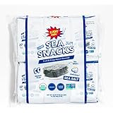 KPOP Sea Snacks - Premium Seaweed Snack (12 Count, 5g Packs) Roasted and Lightly Salted - Certified Organic, Vegan, and Non-GMO, from KPOP Foods