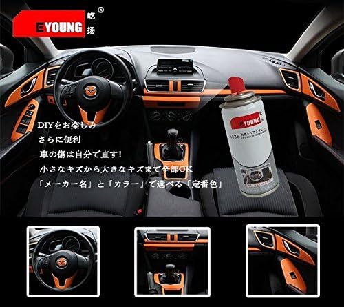 Eyoung 車補修内装リペアスプレー ペイント 車 バイク Amazon