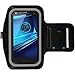 i2 Gear Cell Phone Armband Case for Moto G7 Play, One P30 Play, X4, E6 Play, Motorola Droid Turbo 2, Moto G5S, Large Sizes (Black)