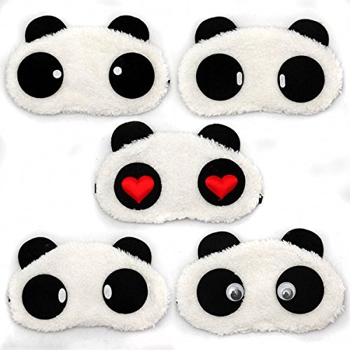 2015 Lovely panda Face Sleep Masks panda Eye Mask Sleeping Blindfold Nap Cover Hot