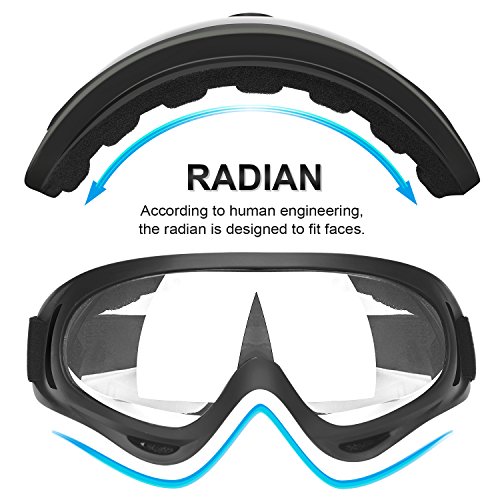 COOLOO Balaclava & Ski Goggles Sets, Ultralight Balaclava Face Mask