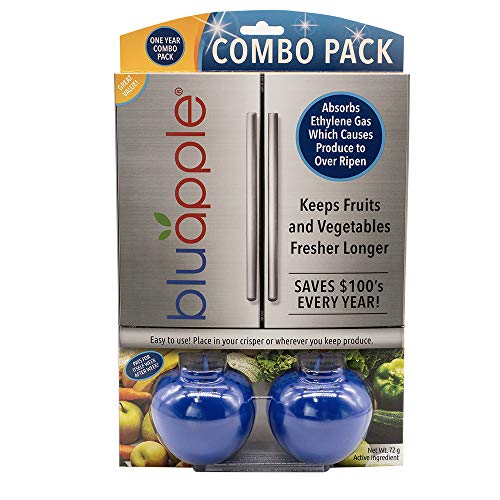 Bluapple Produce Saver One Year Combo Pack Contains Two Freshness
