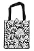 ReBagMe Large Reusable Grocery Bag Totes with Extra Reinforced Handles - Black (Pack of 10)