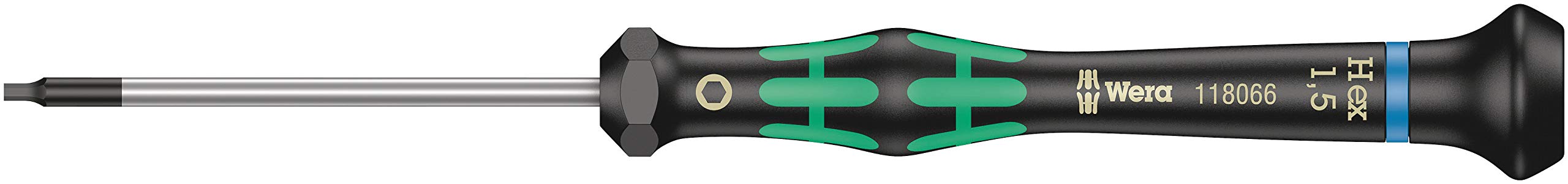 Wera Kraftform 2054 Micro Screwdriver - Hexagon Tip Sw 1.5 / 60