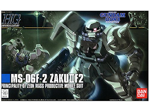 Bandai Hobby #105 MS-06F-2 ZAKU II F2 Zeon Ver. Bandai HGUC Action Figure