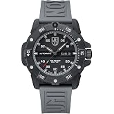 Luminox Master Carbon Seal XS.3862 Automatic Dive Watch 45mm | Dive Watch for Men, 45mm CARBONOX+ Case, 200m Water Resistant, Sapphire Crystal, Swiss Automatic, Grey Rubber Strap