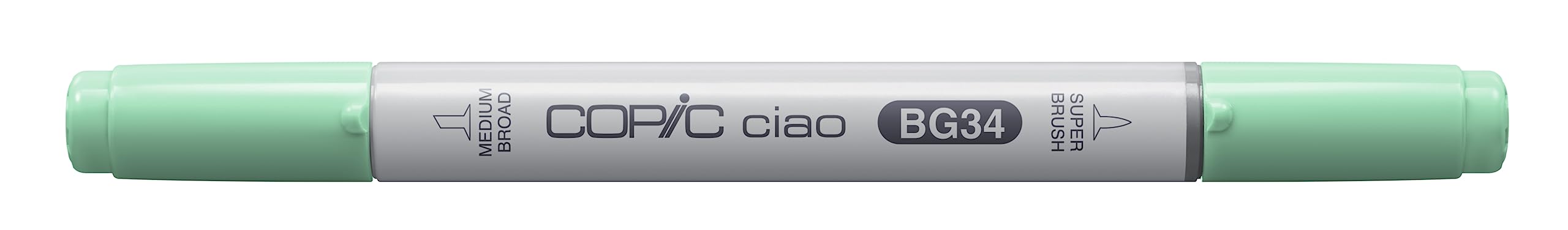 Copic Ciao Coloured Marker Pen - (BG-34) Horizon Green, For Art & Crafts, Colouring, Graphics, Highlighter, Design, Anime, Professional & Beginners, Art Supplies & Colouring Books — image 1
