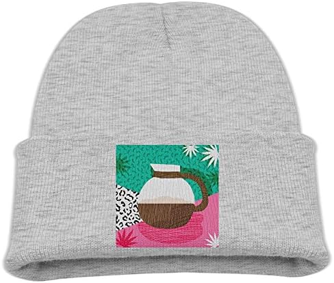UEIRJF Enjoy Your Caramel Skinny Bitter Coffee Fashion Winter Warm Beanie Hat For Baby
