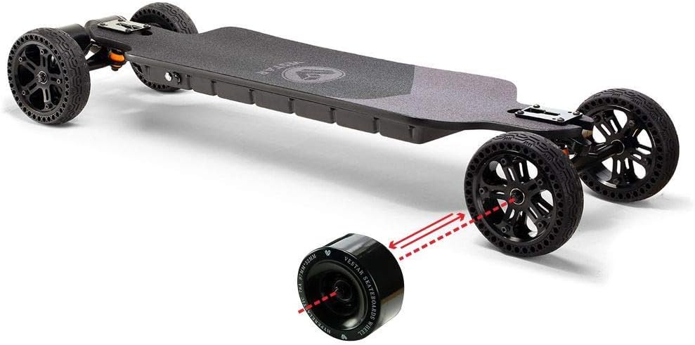 Vestar Black Hawk | 2in1 | All Terrain Electric Skateboard | Dual Motor