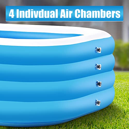 Swimming Pool for Kids and Adults Above Ground Pool 120"x72"x28