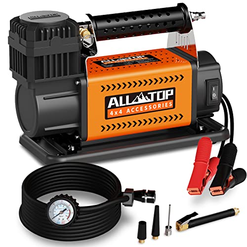 ALLTOP Air Compressor Kit, 12V Portable Inflator 7.06CFM, Offroad Air Compressor for Truck