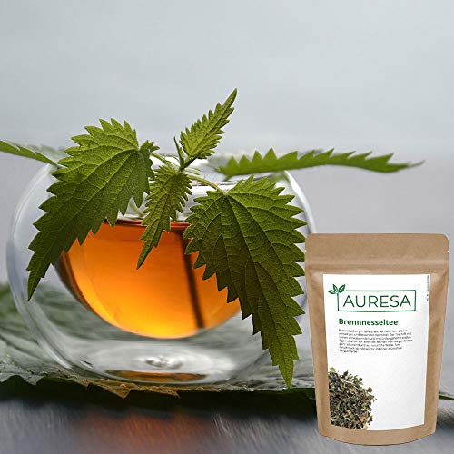 AURESA Kräutertee Brennnesseltee | Mild-würzig im Geschmack | Herrlich aromatischer Tee aus getrockneten Brennesseln – Bild 4