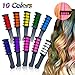 HAIR CHALKS BIRTHDAY GIRLS GIFT - 10 Colorful Hair Chalk Comb Set Washable Color for Kids Hair Dyeing Party, Cosplay