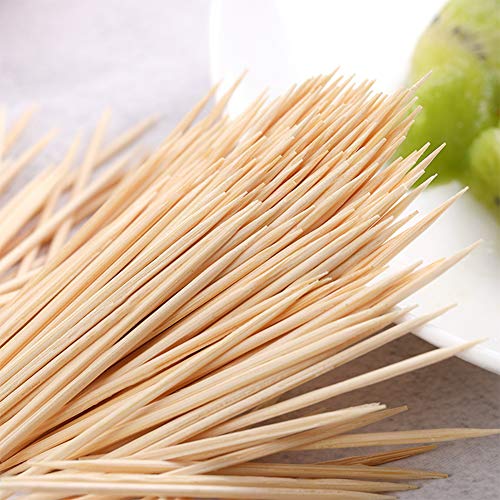 Bamboo Wooden Toothpicks, 3500 PCS Natural Bamboo Toothpicks, Kitchen Essentials Teeth Cleaning, Party, Appetizer, Olive, Barbecue, Fruit.