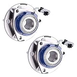 513121 x 2 Front/Rear Wheel Hub and Bearing Assembly, Wheel Hub Bearing Compatible for Allure, Aurora, Bonnevile, Century, Impala 5 Lug W/ABS ((Updated)