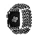 fastgo Compatible With Apple Watch Bands 38mm 40mm 41mm Women, Elastic Pearl Beaded Bracelet Replacement Strap Women for IWatch SE& Series 9 Ultra 8/7/ 6/5/4/3/2/1(Black - 38/40/41mm)