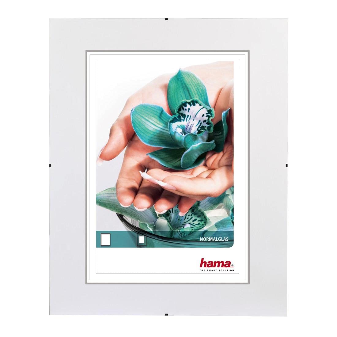 Hama Clip-Fix Frameless Picture Holder, 40 x 50 cm, Glass