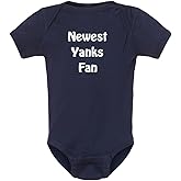 Yankees Fan New Yanks Fan Baby Baseball Bodysuit Outfit