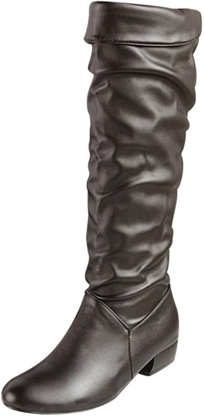 black high top boots ladies