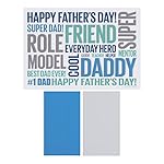 Hoffmaster 856780 Fathers Day Combo Packs, 250 Placemats with 250 Coordinating Decorator Napkins in A Dispensing Box, Placemat is 9.75" Length x 14" Width (Pack of 500)