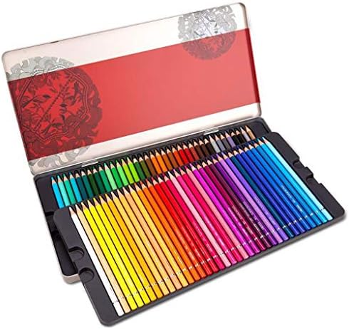 Yaoyao 72 Professional Colored Pencils Artist Pencils Set Premium Artist Soft Series Lead with Vibrant Colors for Sketching Shading Coloring in Tin Box (Color : 72 Colors)