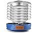 Stainless Steel Plate Set - 8.5 inch Ultra-Portable Dinnerware Set BPA Free Plates for Outdoor Camping | Hiking | Picnic | BBQ | Beach