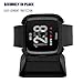 Kartice Charger Compatible with Fitbit Versa 2 Charger Stand (Not for Versa) Charging Dock for Fitbit Versa 2 Charging Clip Premium Plastic Cable (White)