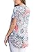 Dokotoo Womens Ladies Summer Casual Short Sleeve Floral Blouses Juniors Tops Shirts Plus Size Grey Large