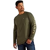 Ariat Mens Rebar Cotton Strong Standard Logo Pocket T-Shirt