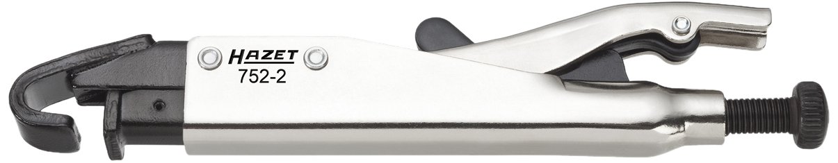 HAZET 752-2 205 mm Grip Pliers Bright - Nickel-Plated